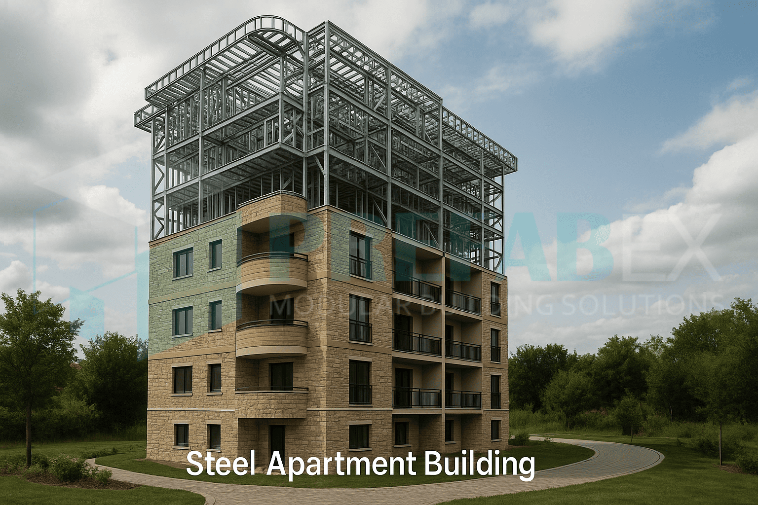 Steel Apartment Building (5)